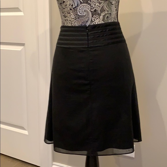 Elie Tahari silk and cotton A-Line Skirt - Picture 3 of 6